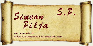 Simeon Pilja vizit kartica